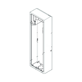 Gabinete para Barrera / Compatible FAAC 615 / RAL 2004 Personalizable 406019