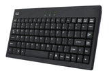 Adesso AKB-110B teclado USB + PS/2 QWERTY Negro