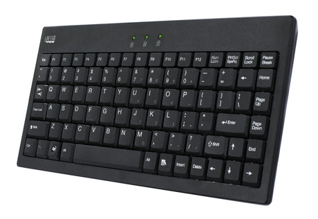 Adesso AKB-110B teclado USB + PS/2 QWERTY Negro
