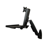 StarTech.com Estación de Trabajo de Pie y Sentado para Montaje en Pared - Para Un Monitor de hasta 24 Pulgadas - Escrito