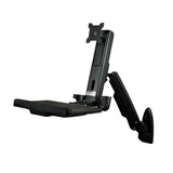 StarTech.com Estación de Trabajo de Pie y Sentado para Montaje en Pared - Para Un Monitor de hasta 24 Pulgadas - Escrito