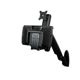StarTech.com Estación de Trabajo de Pie y Sentado para Montaje en Pared - Para Un Monitor de hasta 24 Pulgadas - Escrito