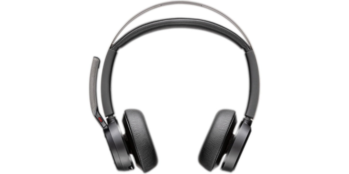 HP Poly Auriculares Poly Voyager Focus 2 USB-C-C con certificación Microsoft Teams + adaptador USB-C/A + base de carga Auriculares Auriculares Diadema Oficina/Centro de llamadas Binaural