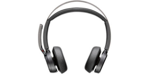 HP Poly Auriculares Poly Voyager Focus 2 USB-C-C con certificación Microsoft Teams + adaptador USB-C/A Auriculares Auriculares Diadema Oficina/Centro de llamadas Binaural