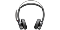 HP Poly Auriculares Poly Voyager Focus 2 USB-C-C con certificación Microsoft Teams + adaptador USB-C/A Auriculares Auriculares Diadema Oficina/Centro de llamadas Binaural