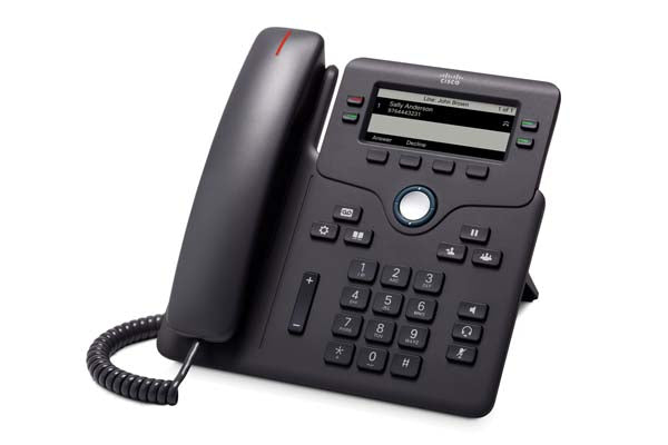 Cisco 6851 Teléfonos IP Teléfono IP Negro 4 líneas
