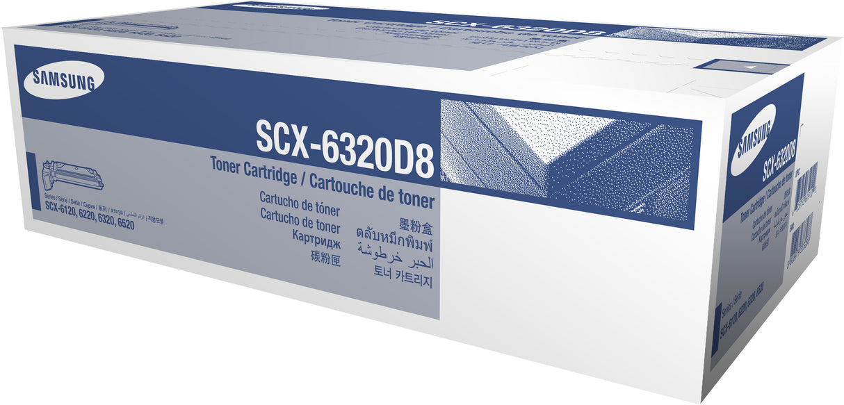 Samsung Cartucho de tóner SCX-6320D8 negro, 8000 páginas, 1 pieza(s), SV173A