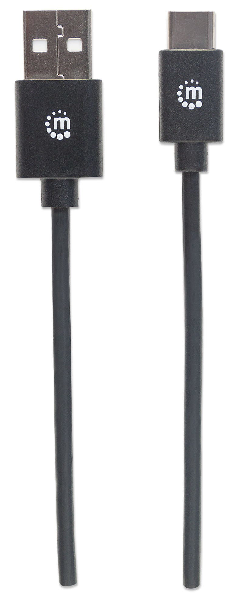 Manhattan Cable USB-C a USB-A, 3 m, macho a macho, 480 Mbps (USB 2.0), negro, garantía de por vida Cable USB 2.0 USB C USB A Macho