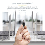 StarTech.com Paquete de 25 Candados Universales Noble/Noble Wedge&amp;reg;/K-Slot con Llave para Portátil - Cables de Se