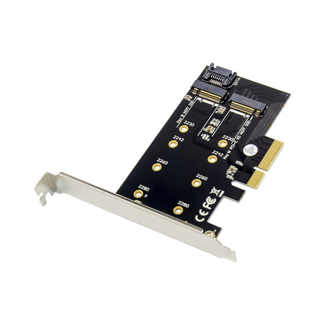 X-Media XM-PEX4-M2MB tarjeta o adaptador de interfaz Interno M.2, PCIe, Masculino, Perfil bajo