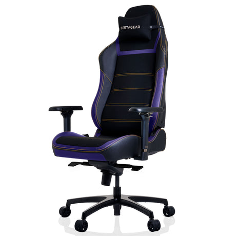 Vertagear VG-PL6800SE_MP silla para oficina o computadora asiento acolchado respaldo acolchado, Negro, Púrpura, Negro