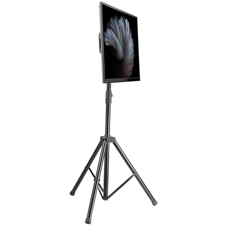 Manhattan Soporte para TV, de piso con trípode, pantallas planas de 37" a 70" de máximo 35 kg Monitor Negro
