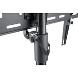 Manhattan Soporte para TV, de piso con trípode, pantallas planas de 37" a 70" de máximo 35 kg Monitor Negro