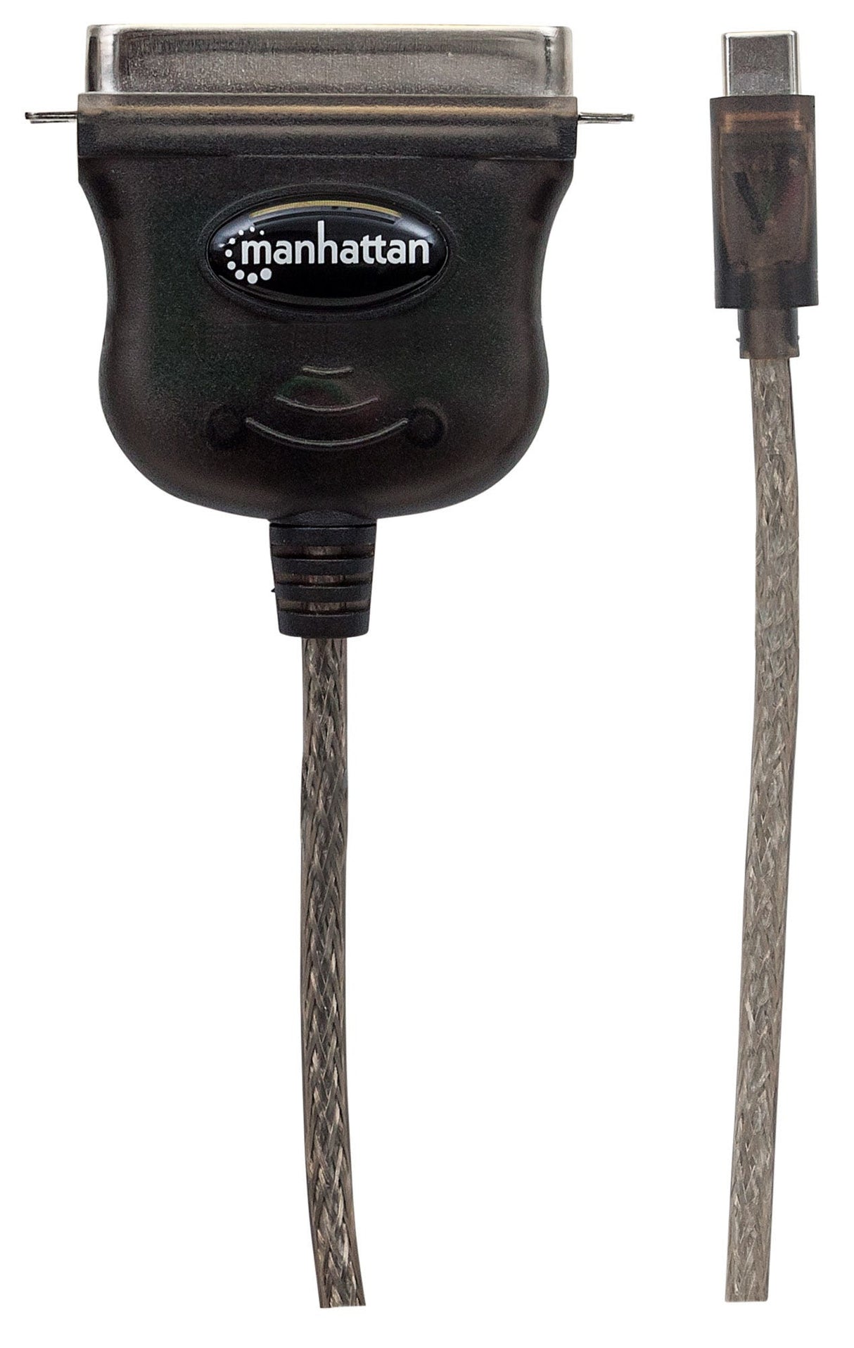 Manhattan Convertidor para Impresora USB-C Full Speed a Paralelo Cen36 USB-C Macho a Cen36 Hembra, 1 m (3 ft.), Negro Ca