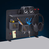 StarTech.com Tablero Perforado de Sobremesa con Abrazadera - Panel Perforado Metalico - Organizador de Acero con Accesor