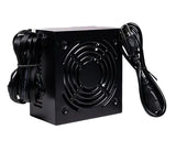 Evotec Ev-600 unidad de fuente de alimentación 600 W 24-pines ATX ATX Negro, 115 - 220 V, No modular