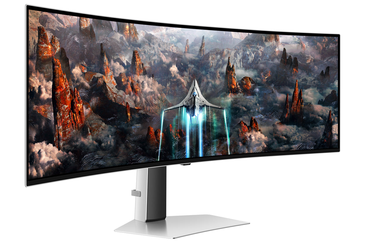 Samsung Odyssey LS49CG930SL Monitor 124,5 cm (49") 5120 x 1440 Pixeles Dual WQHD OLED Gris