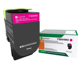 Lexmark 71B4HM0 cartucho de tóner 1 pieza(s) Original Púrpura