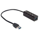 Manhattan Hub combo USB 3.0 / 2.0 hubs de interfaz USB 3.2 Gen 1 (3.1 Gen 1) Type-A 3 1 4