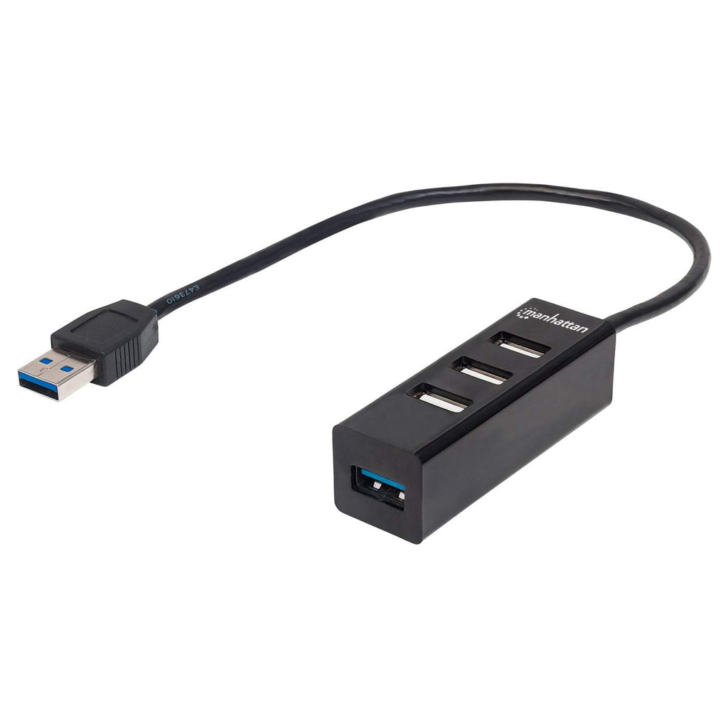Manhattan Hub combo USB 3.0 / 2.0 hubs de interfaz USB 3.2 Gen 1 (3.1 Gen 1) Type-A 3 1 4