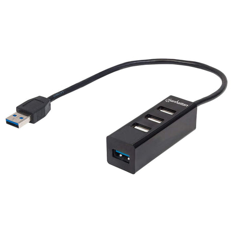 Manhattan Hub combo USB 3.0 / 2.0 hubs de interfaz USB 3.2 Gen 1 (3.1 Gen 1) Type-A 3 1 4