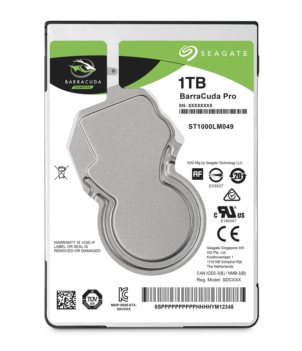 Seagate Barracuda Pro discos duros internos 1 GB 7200 RPM 128 MB 2.5 cm (2.5")