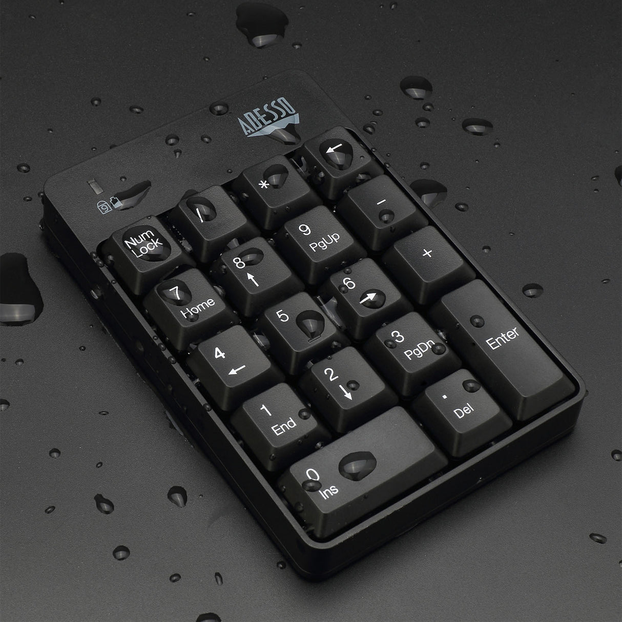 Adesso WKB-6010UB teclado numérico Universal RF inalámbrico Negro