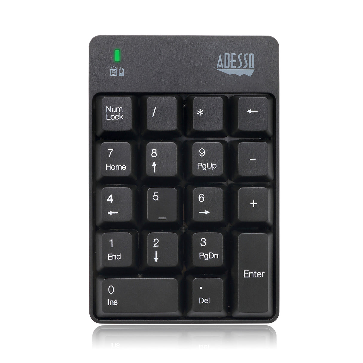 Adesso Wireless Spill Resistant 18-Key Numeric Keypad