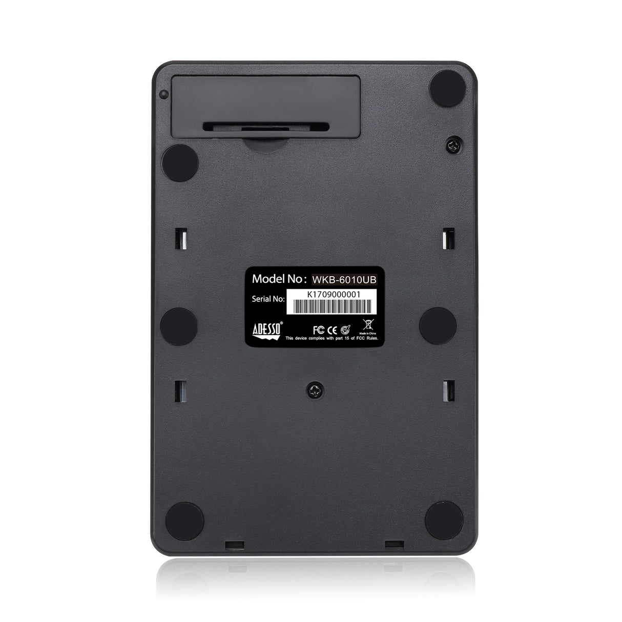 Adesso Wireless Spill Resistant 18-Key Numeric Keypad