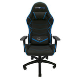 Silla Game Factor CGC600 Tela Reclinable con Descansa Brazos 4D Estrella Metálica Color Azul-Negro