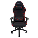 Game Factor CGC600/RD silla para videojuegos Silla universal para juegos asiento acolchado Negro, Rojo, 150 kg, respaldo