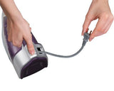 Hamilton Beach 19803R plancha Plancha de vapor en seco Piso de cerámica 1500 W Gris, Púrpura