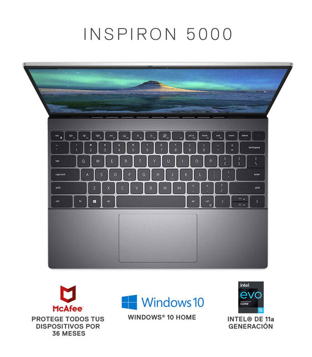 Laptop Dell Inspiron 13-5310 13.3" Intel Core I5 11320H Disco Duro 256 Gb Ssd Ram 8 Gb Windows 11 Home Color Silver