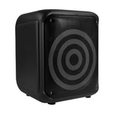 BAFLE VORAGO KSP-350 NEGRO 8" 30WATTS RMS TECNOLOGÍA DSP / USB / MSD/ 3.5MM /  RECARGABLE / TWS BT 5HRS CARGA USB TIPO C