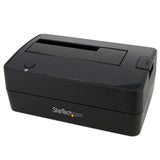 StarTech.com Docking Station USB 3.0 (5Gbps) a SATA de 1 Bahía para Disco Duro - Base USB 3.0 (5Gbps) para Discos Duros SSD de 2,5/3,5 SATA I/II/III -