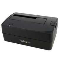 StarTech.com Docking Station USB 3.0 (5Gbps) a SATA de 1 Bahía para Disco Duro - Base USB 3.0 (5Gbps) para Discos Duros SSD de 2,5/3,5 SATA I/II/III -