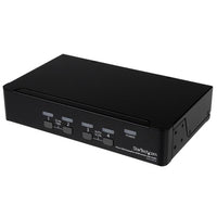 StarTech.com Conmutador Switch KVM 4 puertos Vídeo DisplayPort DP Hub Concentrador USB 2.0 Audio - 2560x1600 Interruptor