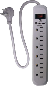 Supresor de Picos - Koblenz SS-460-C, 460 Joules, 6 Contactos Aterrizados Switch ON/OFF - SKU: 00-5342-00-1 FullOffice.com