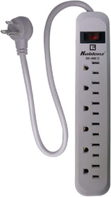 Supresor de Picos - Koblenz SS-460-C, 460 Joules, 6 Contactos Aterrizados Switch ON/OFF - SKU: 00-5342-00-1 FullOffice.com 