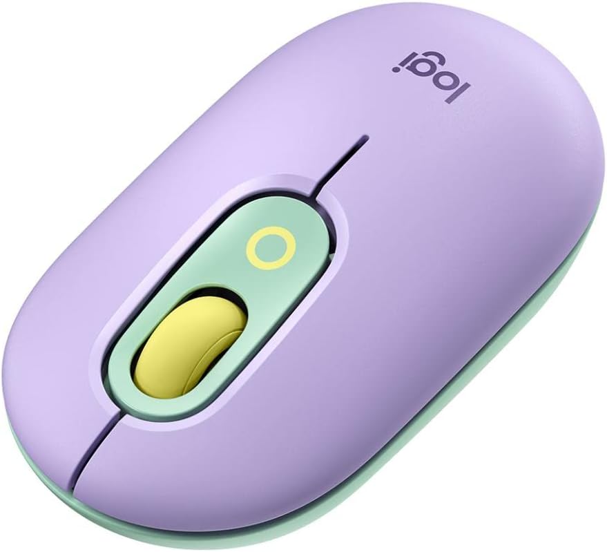 Mouse Pop Logitech Inalámbrico, Emoji Personalizable, Fresh Vibes - 910-006550 FullOffice.com 