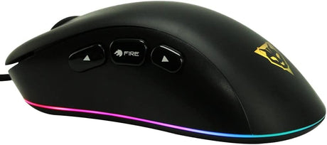 Mouse Alambrico Ocelot/Optico/Usb/Rgb/Dpi Configurable Hasta 6400/8 Botones/Ergonomico/Gamer FullOffice.com