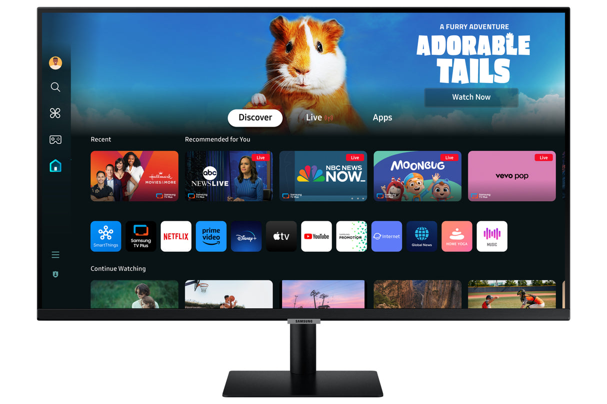 Samsung Smart Monitor LS27DM500ELXZX Monitor 68,6 cm (27") 1920 x 1080 Pixeles Full HD LED Wifi Negro