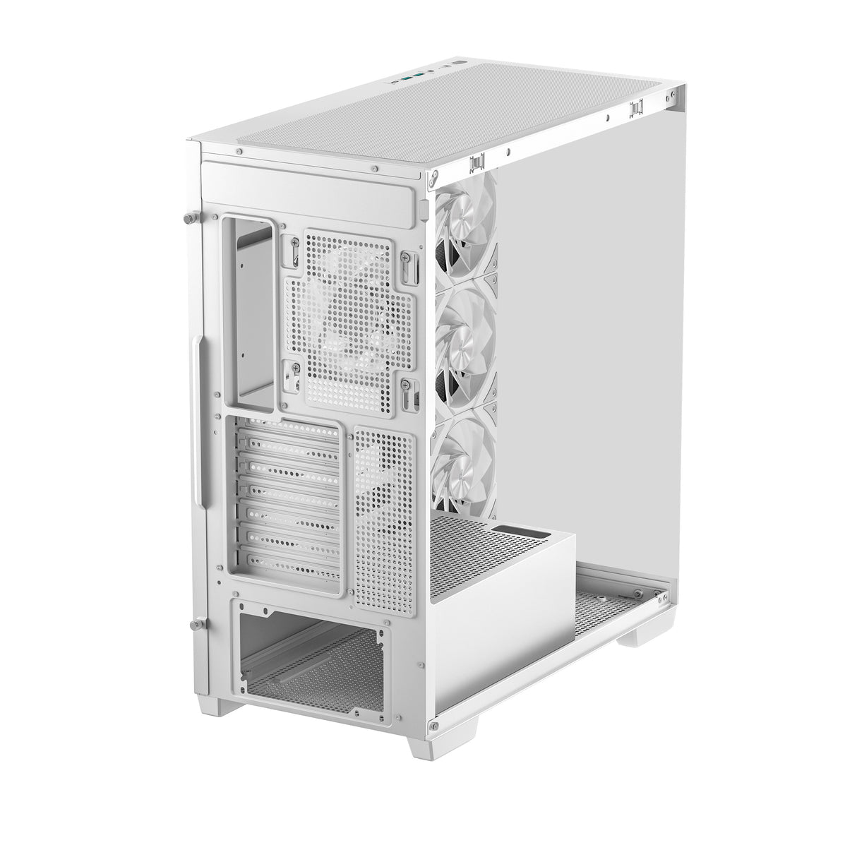 DeepCool CG580 4F WH carcasas ordenador Midi Tower PC Blanco ATX, ITX, micro ATX