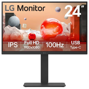 LG 24BA750-B Monitor 60,5 cm (23.8") 1920 x 1080 Pixeles Full HD LCD Negro