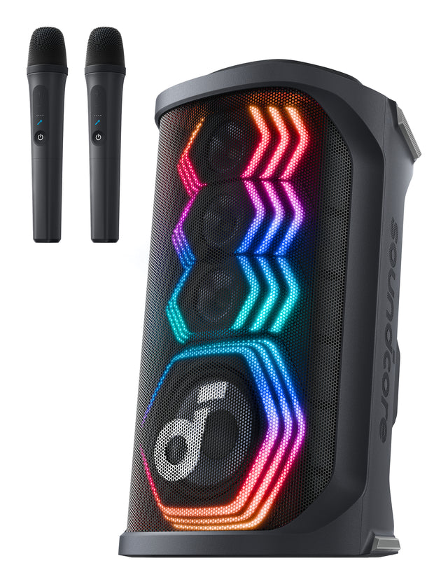 Soundcore Rave 3S Altavoz de fiesta Negro 200 W, Inalámbrico, A31A3012