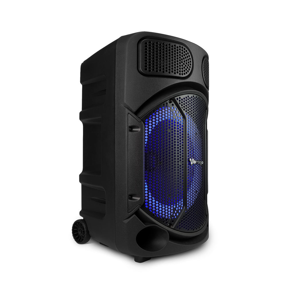 BAFLE VORAGO KSP-502 15" 80W FM BLUETOOTH RECARGABLE 1 MICRÓFONO TWS