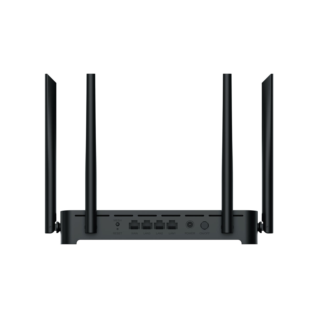 Netis System NX31 router inalámbrico Gigabit Ethernet Doble banda (2,4 GHz / 5 GHz) Negro, Wi-Fi 6 (802.11ax), Enrutador
