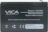 Vica 12V/9AH batería para sistema UPS Plomo, 1 pieza(s), 2 Año(s), Negro