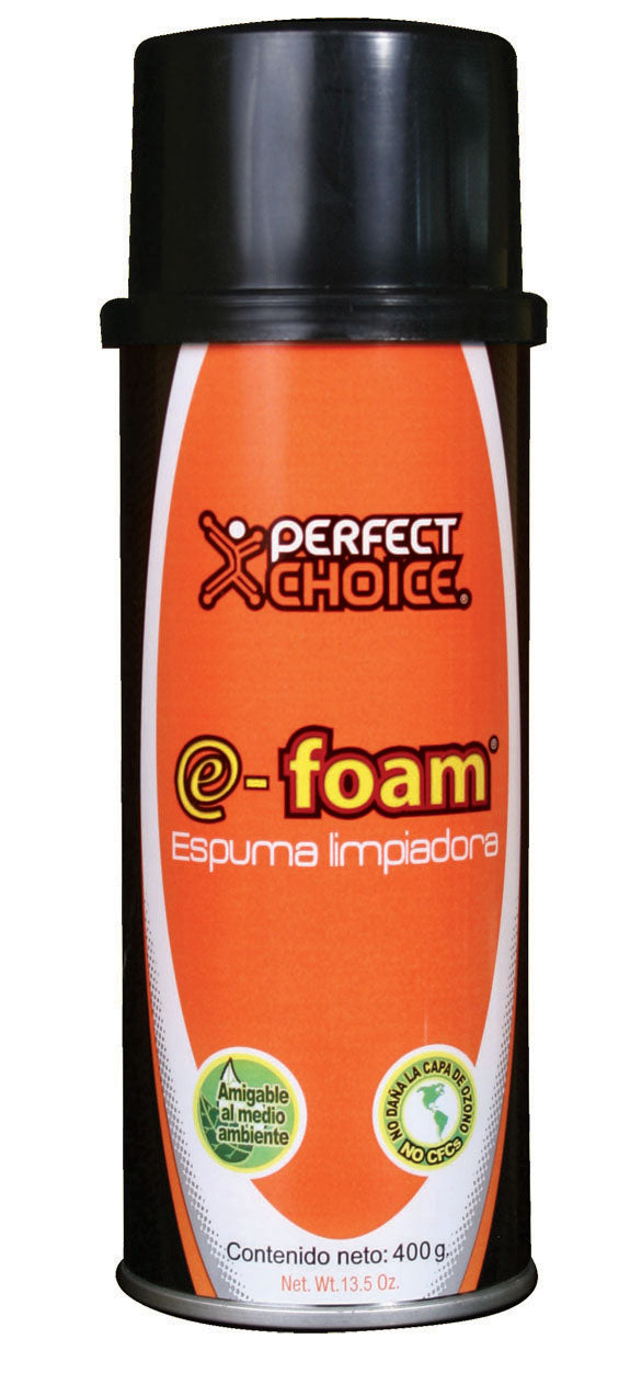 Perfect Choice Espuma Limpiadora E-FOAM Pantallas / Plásticos, 400 g, 67 x 67 x 201 mm