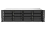 QNAP TS-1673AU-RP-16G servidor NAS o de almacenamiento Bastidor (3U) Ryzen Embedded V1500B 16 GB DDR4 0 TB QNAP QTS Negro, Gris